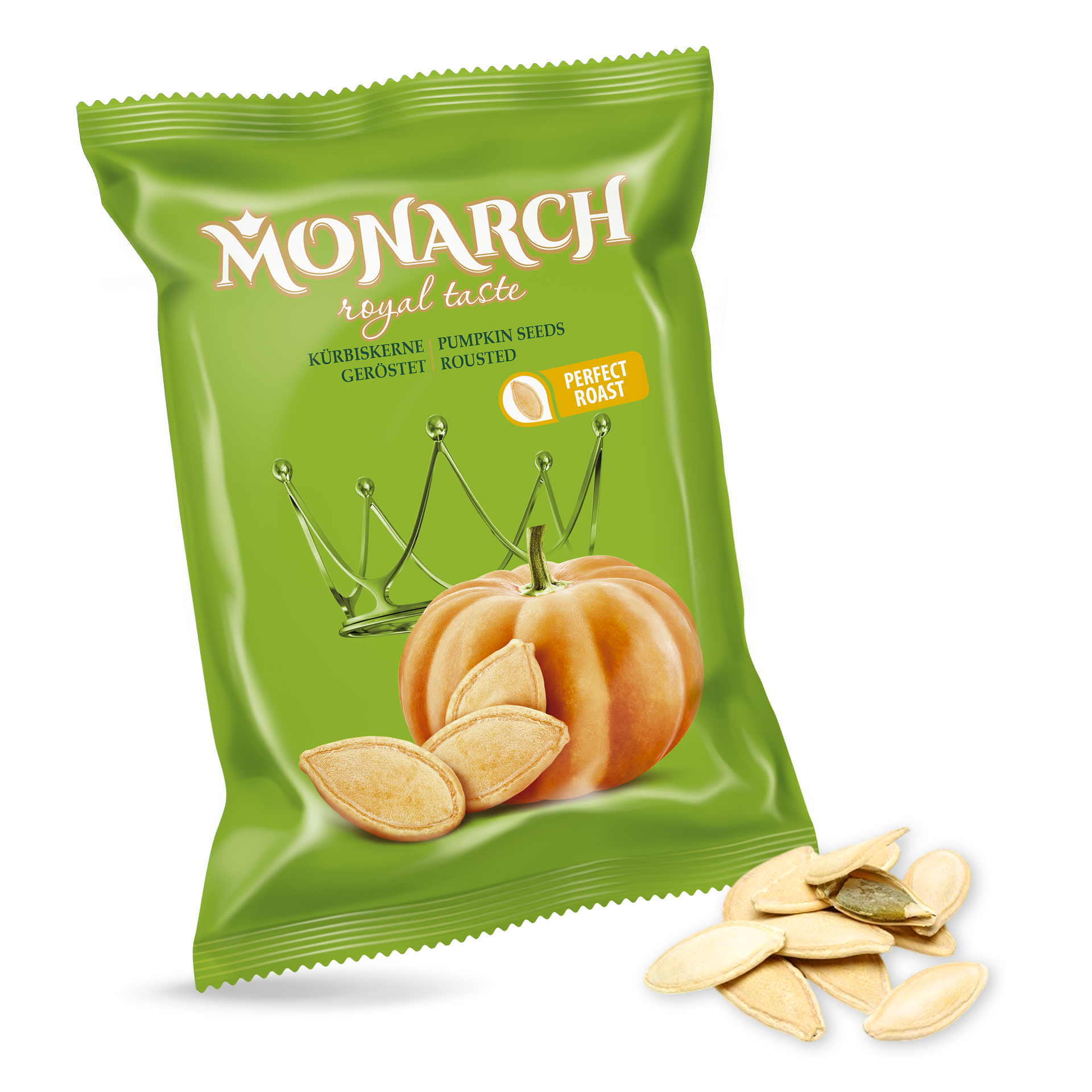 Гарбузове насіння Monarch™ XXL 12+ велике, смажене
